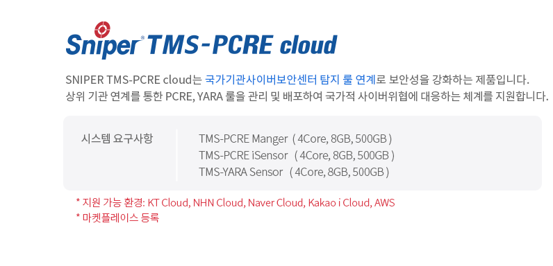 SNIPER TMS-PCRE cloud2